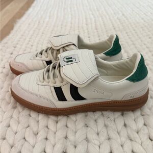 Coolway Women's Sneakers in White and Green